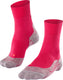 Falke ru4 anti-blaar katoen functioneel materiaal hardloopsokken dames rood - maat 41-42