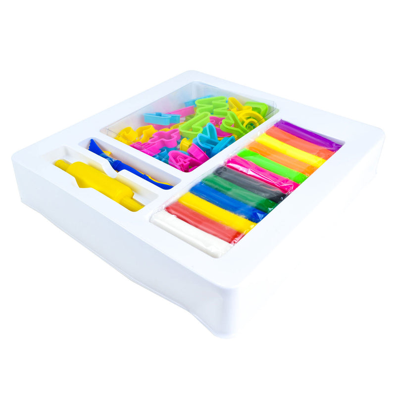Load image into Gallery viewer, Kleiset met cijfers letters vormpjes. 53dlg
