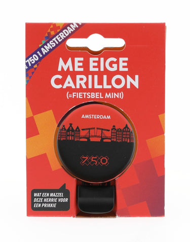 Busch muller fietsbel mirage - amsterdam 750 - silhouet mokum