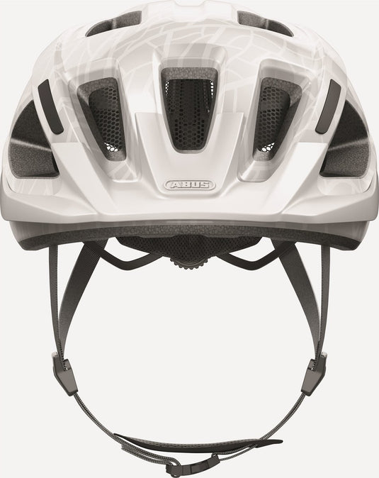 Abus fietshelm aduro 3.0 white art m - 52-58 cm - wit - geschikt voor gebruik op elektrische fietsen - stadsfietsen - 300 g