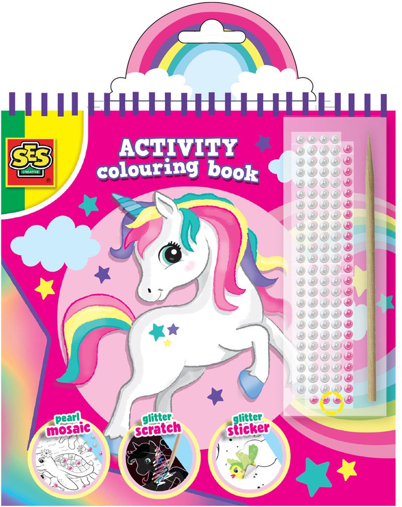 Load image into Gallery viewer, Ses creative ses doe kleurboek glitter 3 in 1
