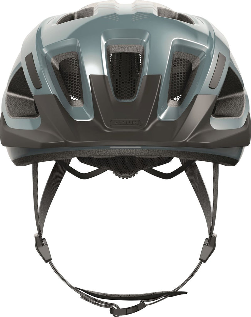 Load image into Gallery viewer, Abus fietshelm aduro 3.0 led glacier blue s - 51-55 cm - blauw - geschikt voor gebruik op elektrische fietsen - stadsfietsen - 295 g
