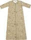 Meyco baby forest animals baby slaapzak met afritsbare mouwen - sand - 90cm - 2.5 tog