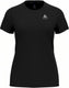 Odlo essential flyer hardloopshirt - vrouwen - zwart - m