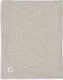 Jollein - deken ledikant 100x150cm - dekentje baby - soft waves - nougat velvet