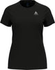 Odlo essential flyer hardloopshirt - vrouwen - zwart - l