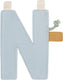 Little dutch slinger element - letter n - blauw