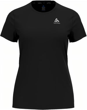 Odlo essential flyer hardloopshirt - vrouwen - zwart - s