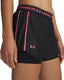 Under armour tech play up 2in1 shorts-blk dames sportbroek - zwart - super roze