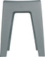 Wenko badkamerkruk kumba in grijs kunststof b38 x h47 x d32cm - douchekruk - douchezitje - douchestoel - belastbaarheid max. 120 kg