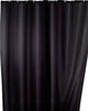 Wenko anti-schimmel douchegordijn zwart 180x200cm polyester - inclusief ophangringen - waterdicht - wasbaar - sneldrogend