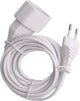 Q-link verlengsnoer - euro - h03vvh2-f - 2 x 0.75 mmâ² - wit - 5 m
