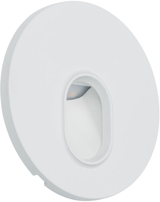 Paulmann led-wandinbouwlamp wall rond 78 mm 1,1w 65lm 230v 2700k wit