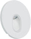 Paulmann led-wandinbouwlamp wall rond 78 mm 1,1w 65lm 230v 2700k wit