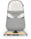 Uppababy - mira stella - wipstoel - bouncer - grijs - zilveren frame met houten voet - baby en peuter - 2-in-1 schommelstoel - relax