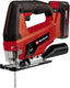Einhell accu decoupeerzaag tc-js 18 li kit - power x-change - 18 v li-ion - slaghoogte: 20 mm - versteksneden: max. 45° - incl. 5 zaagbladen - incl. 2.5 ah accu en 1x lader