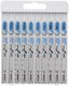 Bosch x-pro line zaagbladenset 10 metal