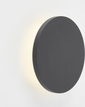 Brilliant shadow - wandlamp - led 6w 3000k - rond - zwart