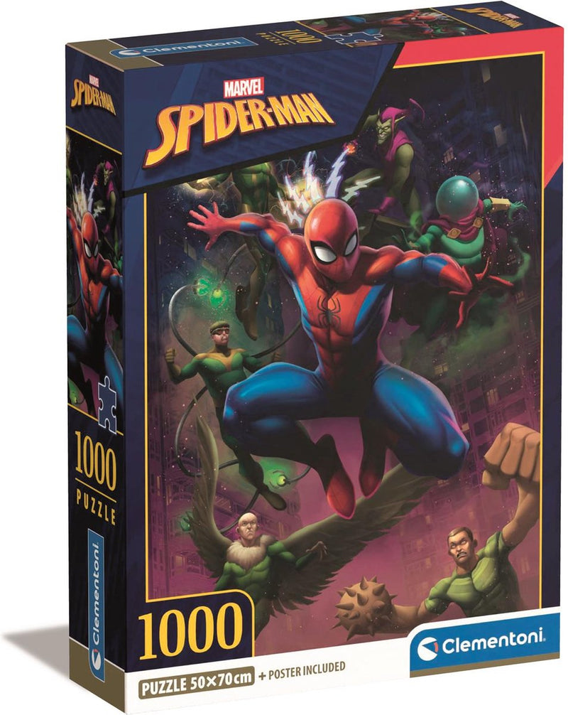 Load image into Gallery viewer, Clementoni legpuzzel spiderman - 1000st.
