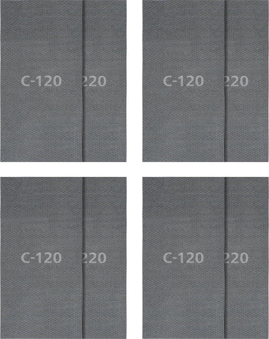 Wolfcraft - 16 delige schuurgaasset voor gipsplaten - 115 x 280 mm - korrel 120 + 220 - 8644000