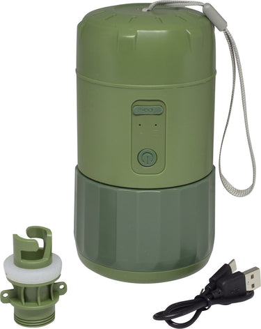 Eurotrail - compressor pomp oplaadbaar - 12psi - groen