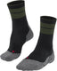 Falke tk stabilizing anti-blaar dik wol functioneel materiaal wandelsokken heren zwart - maat 46-48
