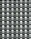 Peter pauper magnetic notitieboek - skull - crossbones - 16x21 cm