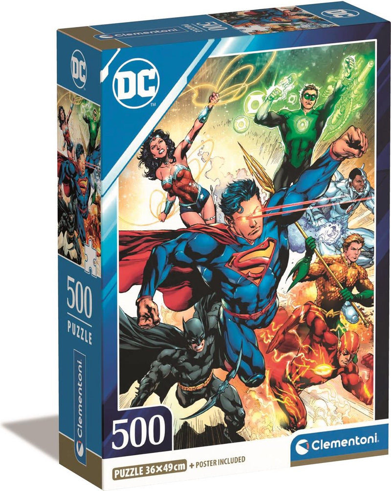 Load image into Gallery viewer, Clementoni legpuzzel dc comics justice league, 500st.
