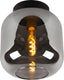 Lucide joanet - plafonnière (plafondlamp) - ø 25 cm - 1xe27 - fumé