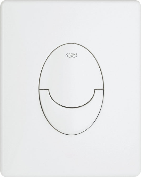 Grohe skate air bedieningspaneel toilet - verticaal - dual flush - kunststof - alpine wit