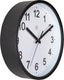 Nextime nxt robust – wandklok – 25,5 cm - plastic - zwart wit