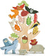 Tender leaf stapeltoren in het bos - stacking forest +18m
