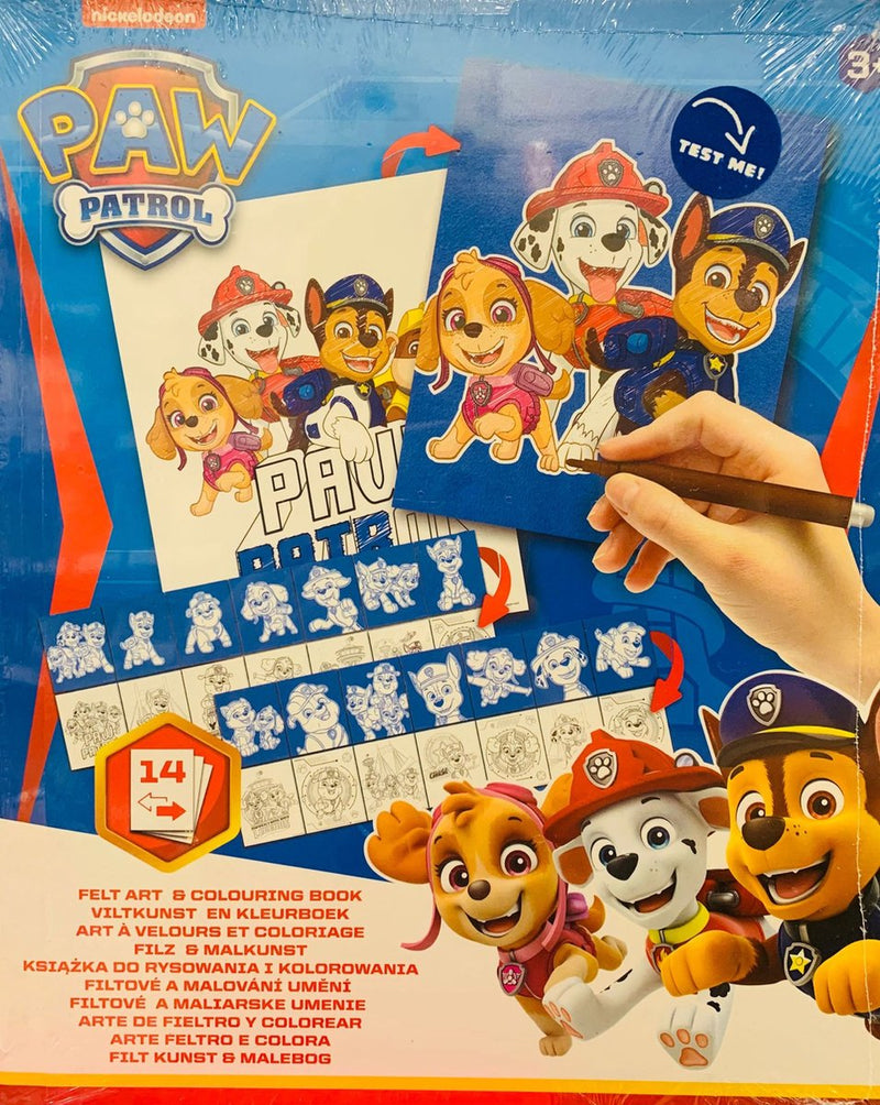Load image into Gallery viewer, Nickelodeon paw patrol viltkunst kleurboek
