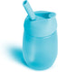 Munchkin rietjesbeker - anti-lek drinkbeker - simple clean - eenvoudig te reinigen - vaatwasser bestendig - drinkbeker voor baby en kind - 296ml - blauw