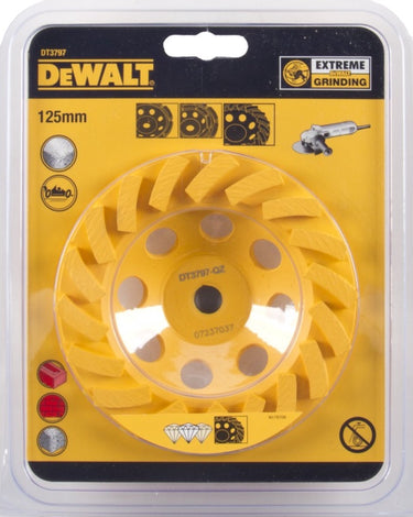 Dewalt accessoires diamantslijpkop turbo 125mm - dt3797-qz