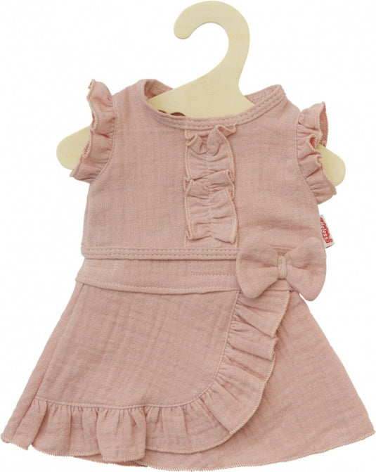 Heless poppen wikkelrok roze met ruches, 35-45 cm