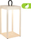 Briloner luca – oplaadbare tafellamp lantaarn – dimbaar buitenlap – tuinverlichting – ip44 voor binnen buiten – 31,5 x 13 x 13 cm – beige