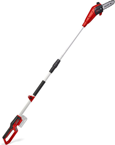 Einhell accu telescopische kettingzaag gc-lc 18 20 li t solo - power x-change - 18 v li-ion - zwaardlengte: 25 cm - zaagsnelheid: 5,5 m sec - excl. accu en lader