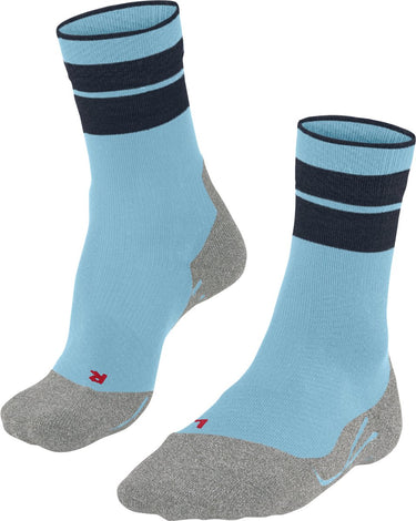 Falke tk stabilizing anti-blaar dik wol functioneel materiaal wandelsokken dames blauw - maat 35-36