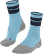 Falke tk stabilizing anti-blaar dik wol functioneel materiaal wandelsokken dames blauw - maat 35-36