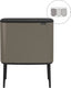Brabantia bo touch bin prullenbak - 3 x 11 liter - afvalscheiding - platinum