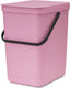 Brabantia sort go prullenbak - 25 l - lilac pink