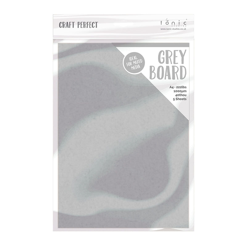 Load image into Gallery viewer, Craft perfect by tonic studios craft perfect • grey board a4 5pcs
