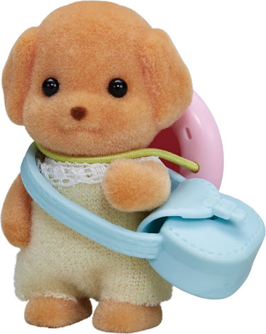 Sylvanian families 5411 baby poedel- fluweelzachte speelfiguur