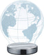 Rl live your light reality globe - tafellamp - chroom - incl. 1x smd 7 w - snoerschakelaar - instelbare lichtkleur - niet dimbaar