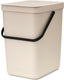 Brabantia sort go prullenbak - 25 l - soft beige