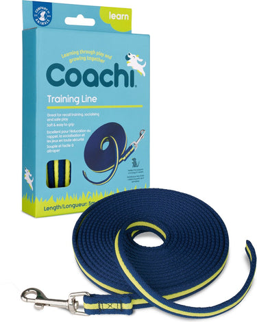 Company of animals coachi training line navy lime 5m