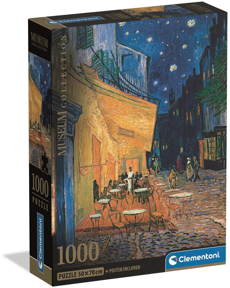 Load image into Gallery viewer, Clementoni legpuzzel café terrace v. gogh, 1000st.
