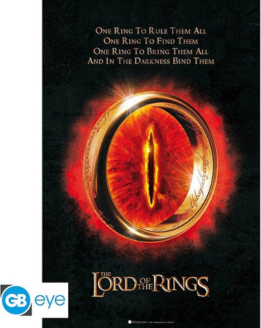 Abystyle poster lord of the rings - the one ring 61x91,5cm
