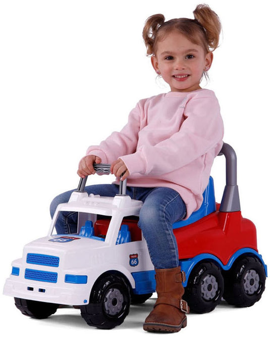 Cavallino xxl torpedo vrachtwagen loopauto, 69cm